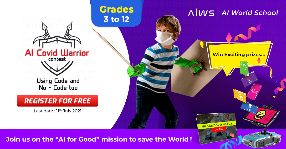 AI COVID Warrior Contest for Teachers and Students