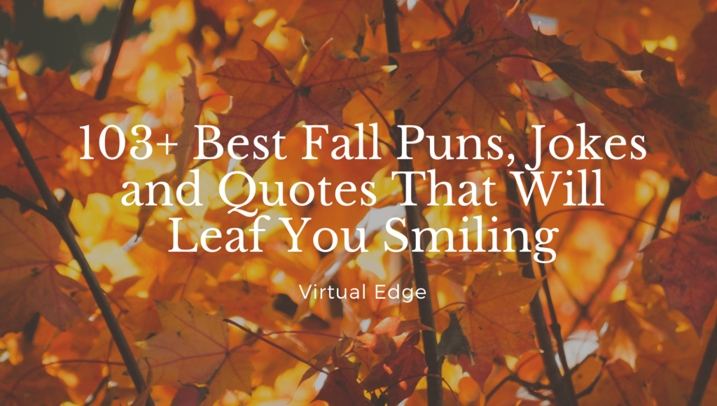 103+ Best Fall Puns, Jokes and Quotes That Will Leaf You Smiling