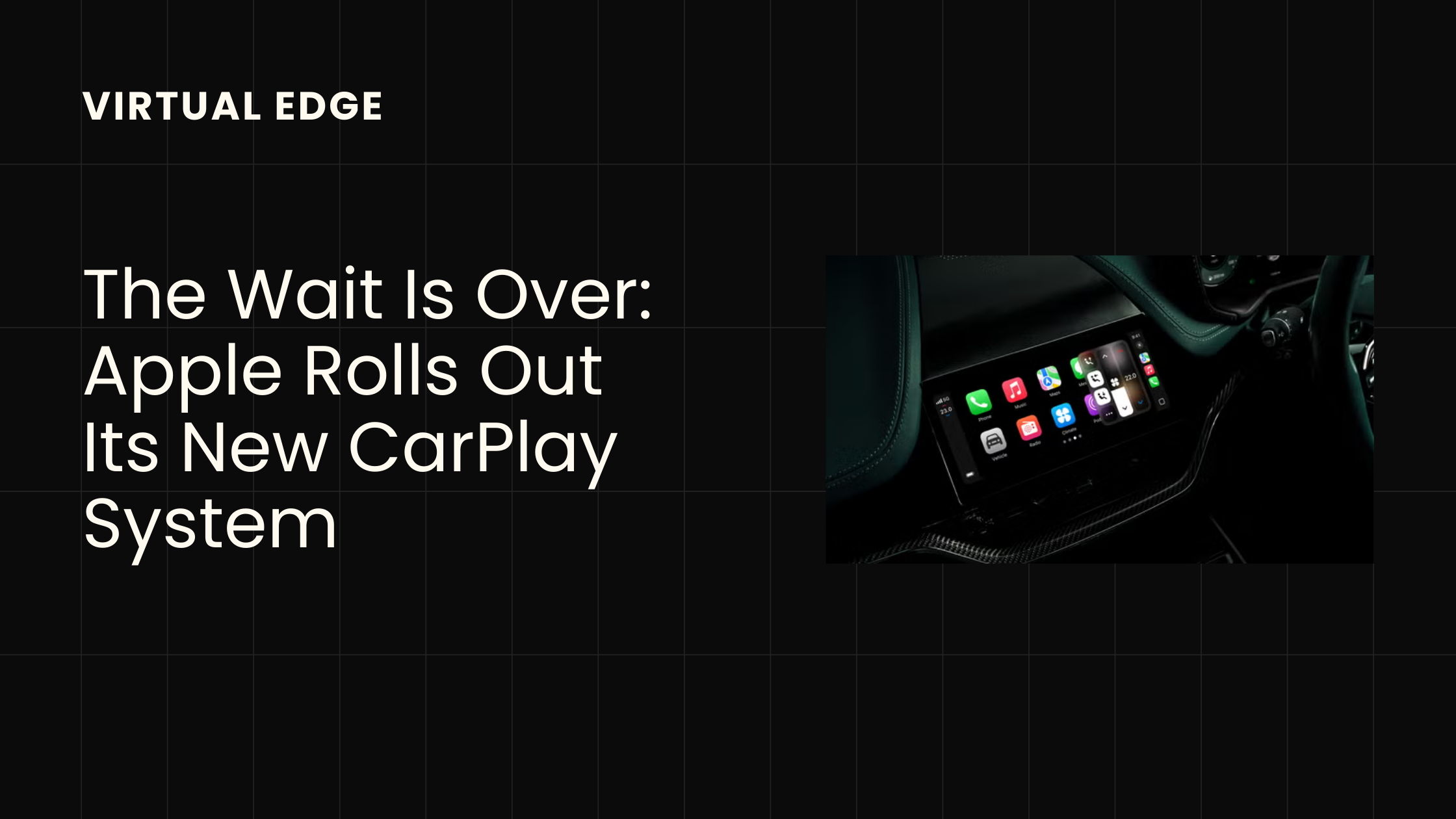 Apple Rolls Out Its New CarPlay System